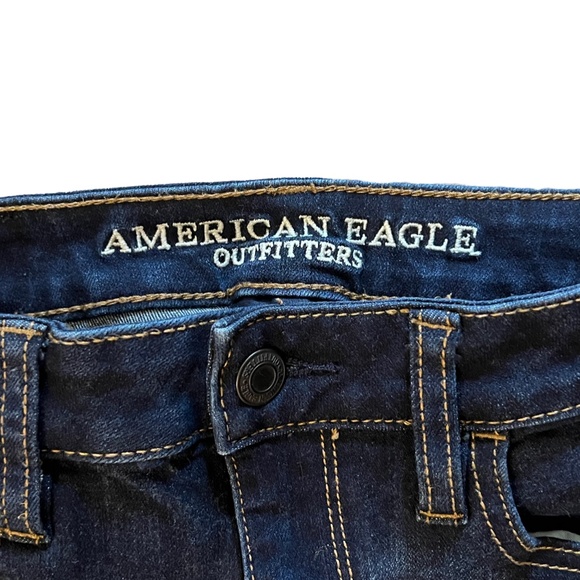 American Eagle Indigo Super Stretch Skinny Jeans NWOT - Picture 2 of 4